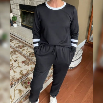 ☁️Weich & bequem, locker & frei – Damen Jogginganzug aus Baumwollmischung ✨