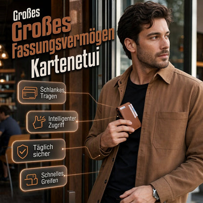 🛡️RFID-Schutz, Privatsphäre & Sicherheit – Minimalistische schmale RFID-Brieftasche ✨