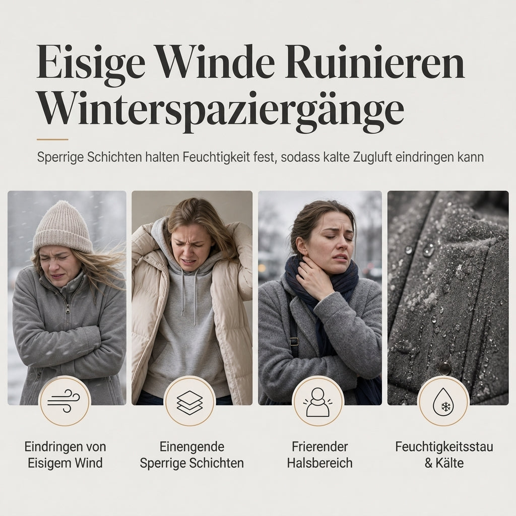 ❄️Dicht & warm, winterlicher Windschutz – Damen Winterparka mit Kunstfellkapuze ✨