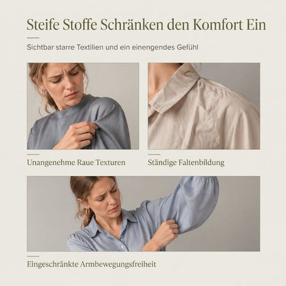 🛍️✨Glänzender Satin, elegante Eleganz – Damen Satin-Bluse mit hohem Kragen und Schleife ✨