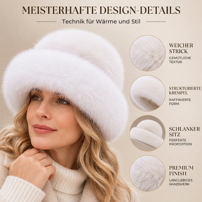 ⏰Blitzangebot, vielseitig für Herbst & Winter – Damen warme Kunstpelz-Mütze ✨