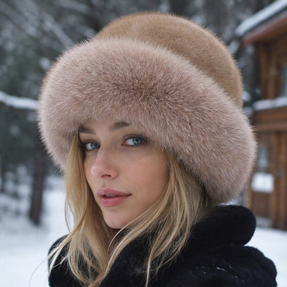 ⏰Blitzangebot, vielseitig für Herbst & Winter – Damen warme Kunstpelz-Mütze ✨