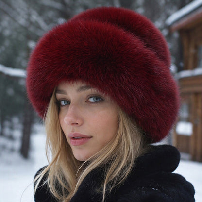 ⏰Blitzangebot, vielseitig für Herbst & Winter – Damen warme Kunstpelz-Mütze ✨
