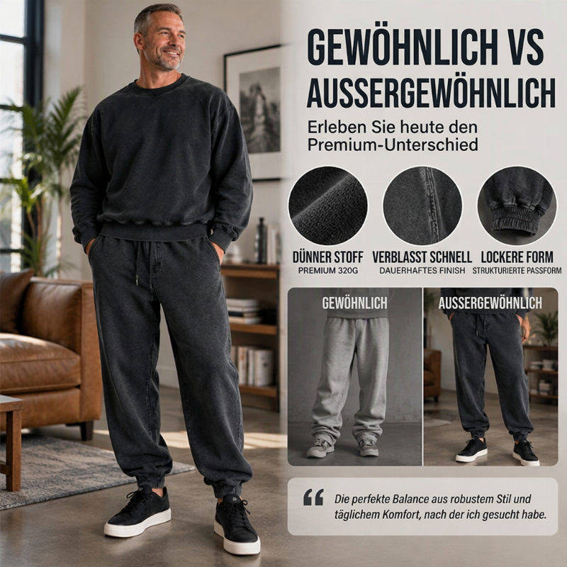 👖Vielseitig & leicht zu kombinieren – Lässige Herren-Freizeit-Sporthose ✨