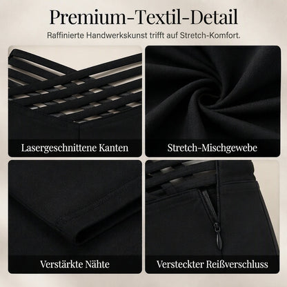 👖Hohe Taille & weites Bein, schmeichelnde Passform – Lässige hochtaillierte Weitbeinhose für Damen ✨
