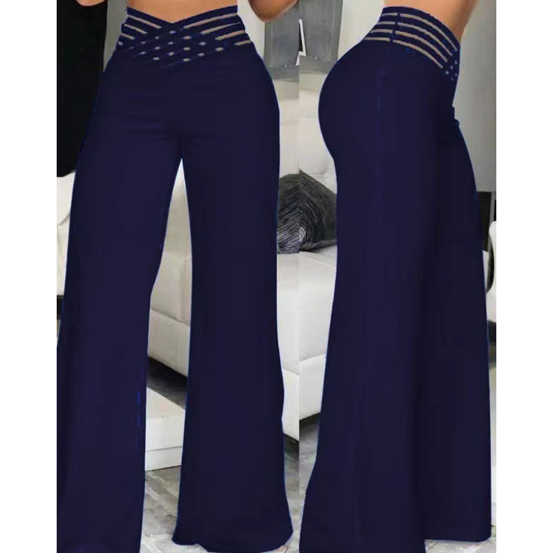 👖Hohe Taille & weites Bein, schmeichelnde Passform – Lässige hochtaillierte Weitbeinhose für Damen ✨