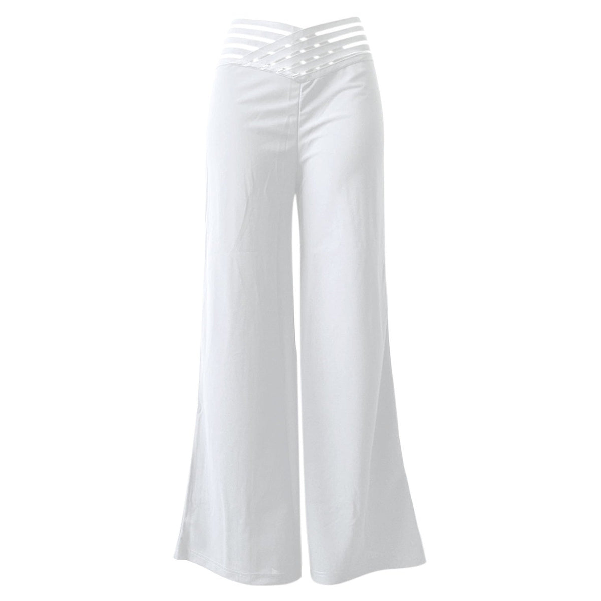 👖Hohe Taille & weites Bein, schmeichelnde Passform – Lässige hochtaillierte Weitbeinhose für Damen ✨