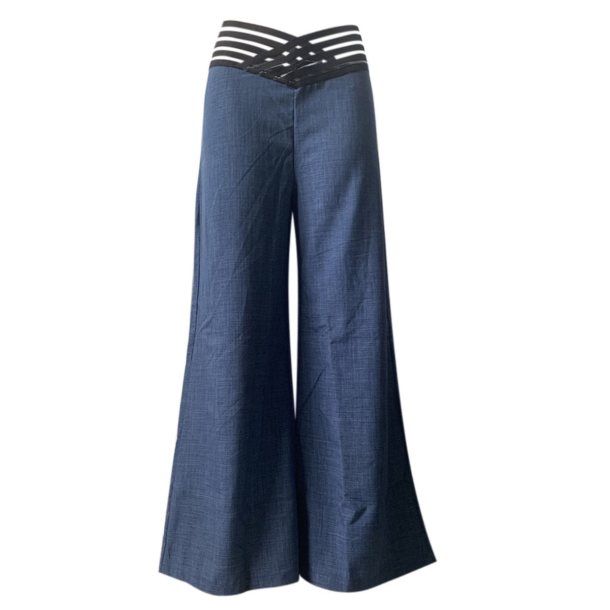 👖Hohe Taille & weites Bein, schmeichelnde Passform – Lässige hochtaillierte Weitbeinhose für Damen ✨