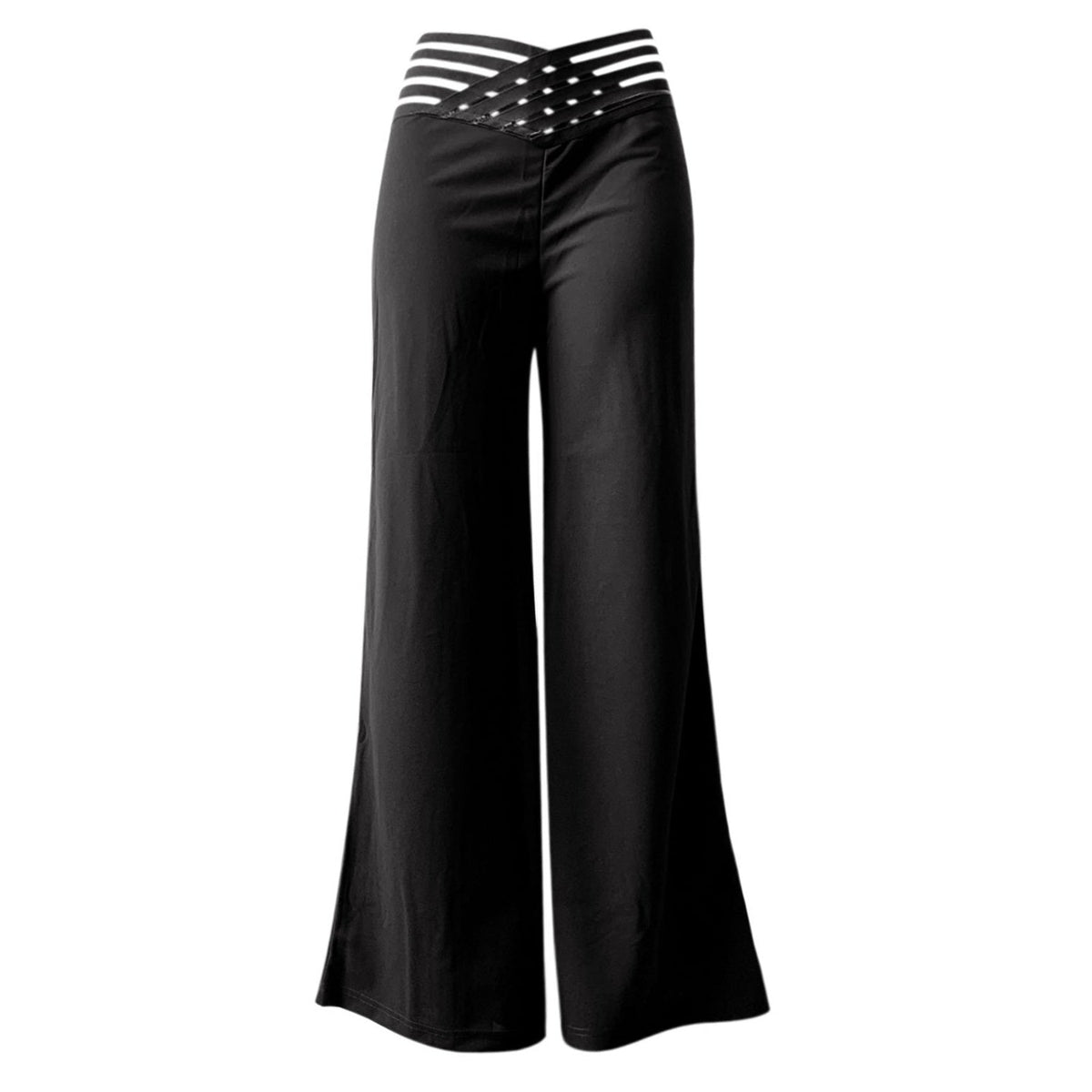 👖Hohe Taille & weites Bein, schmeichelnde Passform – Lässige hochtaillierte Weitbeinhose für Damen ✨