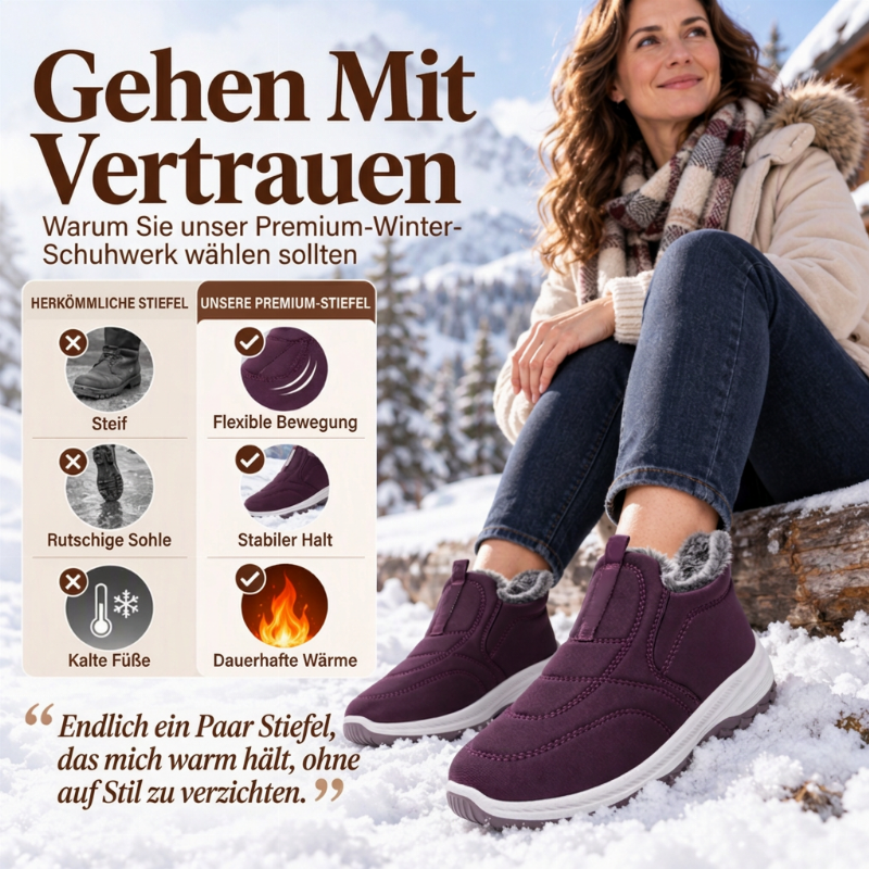❄️🥾 Geschlossene Ferse, Wärme drinnen – Unisex Winter Warm Rutschfeste Slippers ✨
