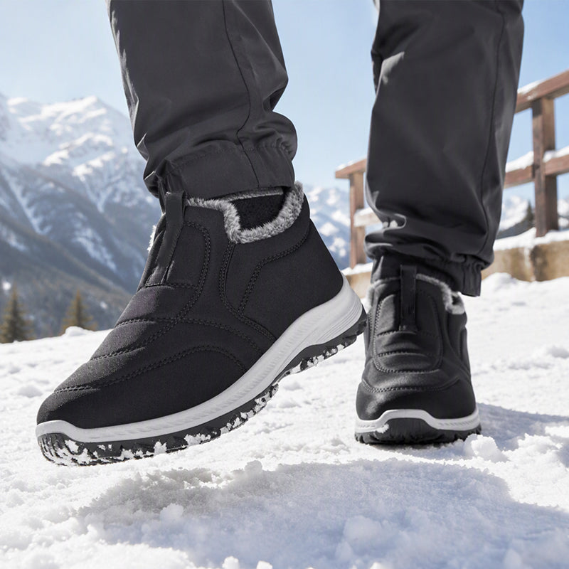 ❄️🥾 Geschlossene Ferse, Wärme drinnen – Unisex Winter Warm Rutschfeste Slippers ✨