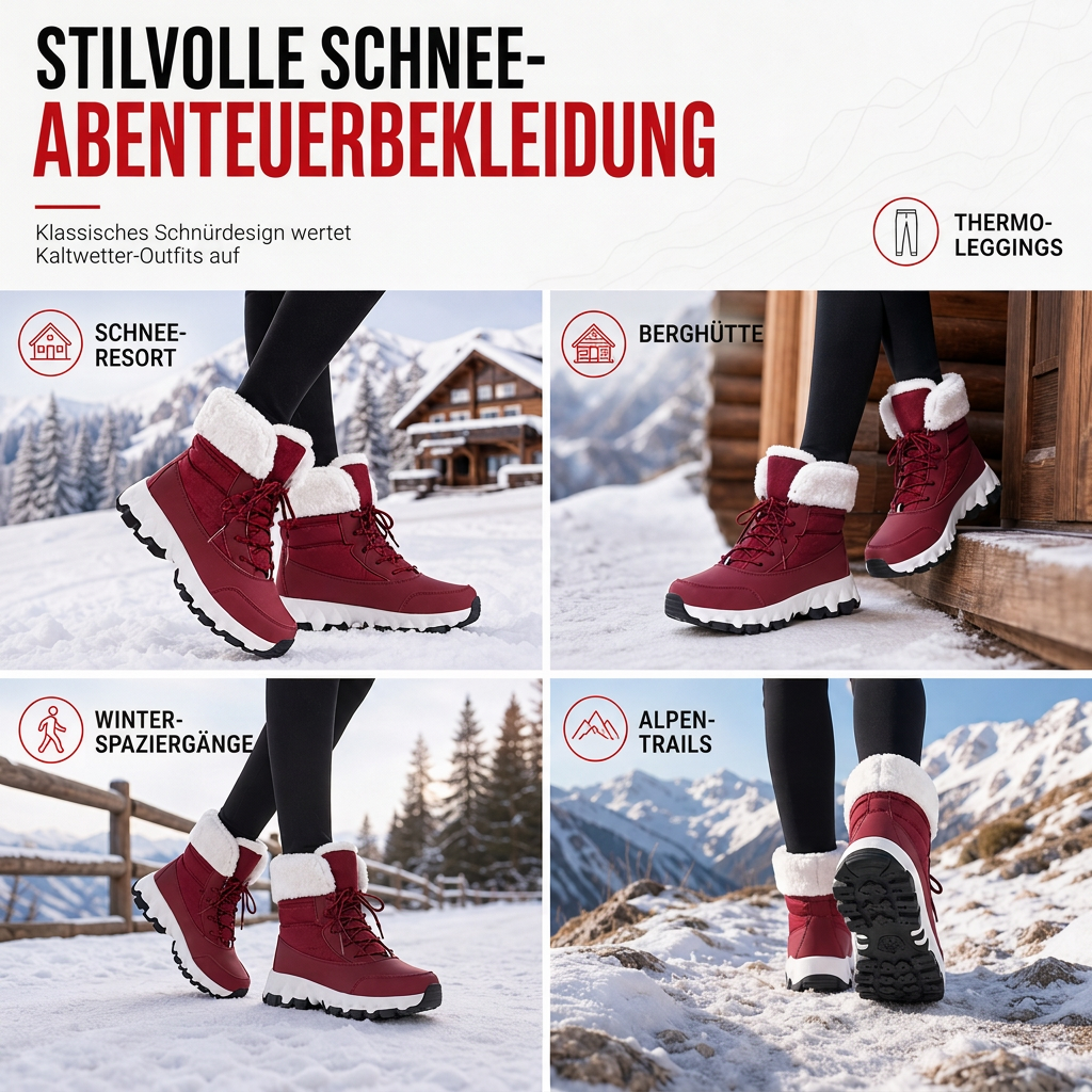 🔥👢Bestseller | Innenplüsch & Wärme, Winter draußen – Damen Winter Outdoor Schneestiefel