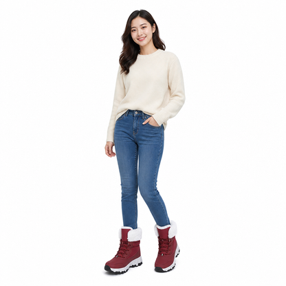 🔥👢Bestseller | Innenplüsch & Wärme, Winter draußen – Damen Winter Outdoor Schneestiefel