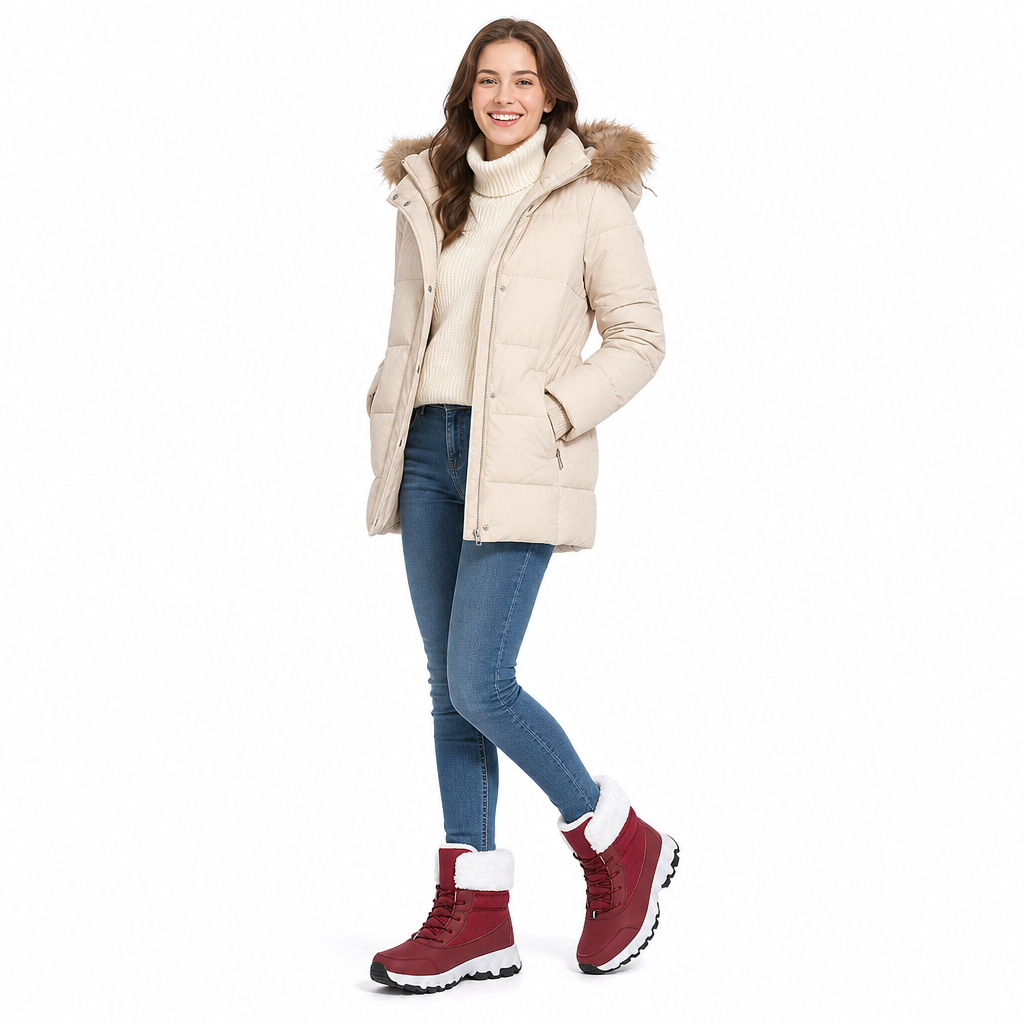 🔥👢Bestseller | Innenplüsch & Wärme, Winter draußen – Damen Winter Outdoor Schneestiefel