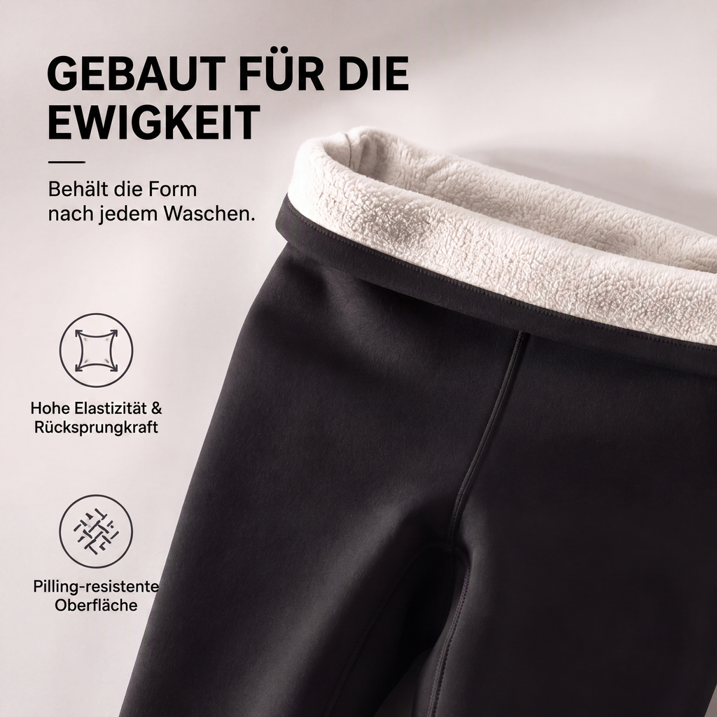 🖤Black Friday Sale🧘‍♀️ Hohe Taille & Wärme, Winterkomfort – Hochtaillierte Thermo-Yogahosen für Damen