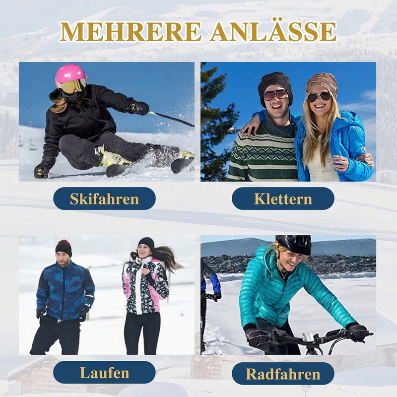 🧣All-in-One winddicht, warm & praktisch – Damen Outdoor-Schal mit Mütze ✨