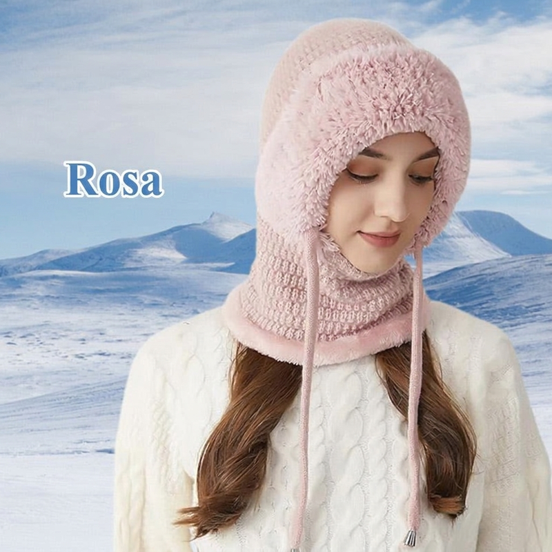 🧣All-in-One winddicht, warm & praktisch – Damen Outdoor-Schal mit Mütze ✨