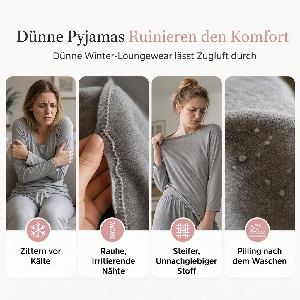 🧸Locker & große Größen, bequem & vielseitig – Damen Hausanzug in S–5XL ✨