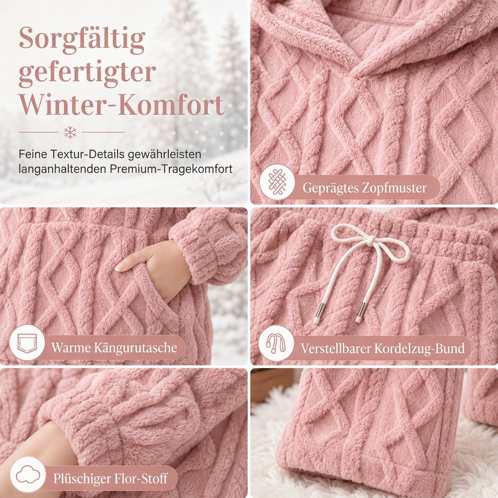 🧸Locker & große Größen, bequem & vielseitig – Damen Hausanzug in S–5XL ✨