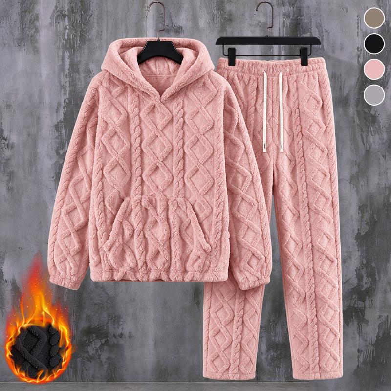 🧸Locker & große Größen, bequem & vielseitig – Damen Hausanzug in S–5XL ✨