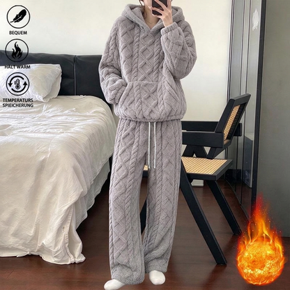🧸Locker & große Größen, bequem & vielseitig – Damen Hausanzug in S–5XL ✨