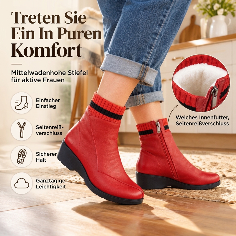 👢Dicke Wärme, bequemer Kälteschutz – Damen warme rutschfeste Stiefel ✨