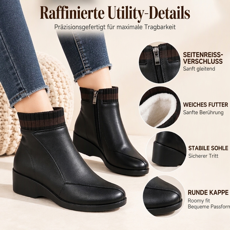 👢Dicke Wärme, bequemer Kälteschutz – Damen warme rutschfeste Stiefel ✨