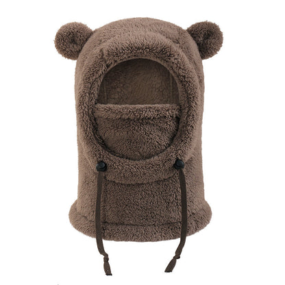 🔥🧸Bestseller | Warme Ohren, Winter draußen – Warme Kindermütze mit Bärenohren