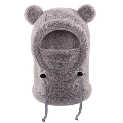 🔥🧸Bestseller | Warme Ohren, Winter draußen – Warme Kindermütze mit Bärenohren