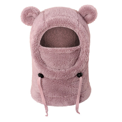 🔥🧸Bestseller | Warme Ohren, Winter draußen – Warme Kindermütze mit Bärenohren