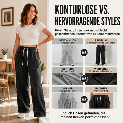 ❄️🔥 Wärmegefütterte Denim-Jeans Damen Geradbeinig