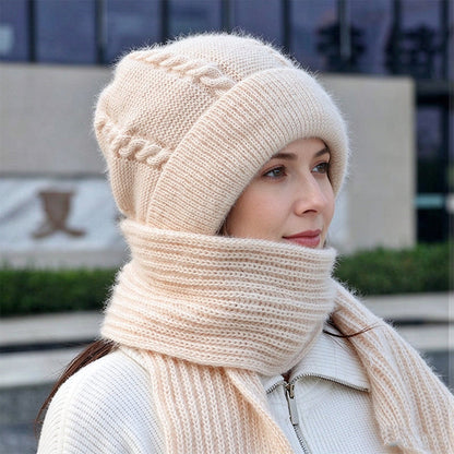 🔥🧣Bestseller | All-in-One winddicht, Nackenschutz – Warme Winterkapuzen-Schal für Damen