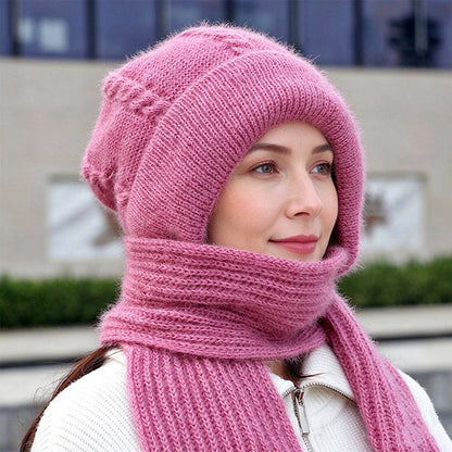 🔥🧣Bestseller | All-in-One winddicht, Nackenschutz – Warme Winterkapuzen-Schal für Damen