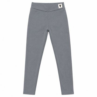 Damen Thermo-Leggings mit hoher Taille und Plüschfutter