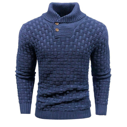 🔥Bestseller | Klassischer Schalkragen, vielseitig – Klassischer Schalkragenpullover für Herren