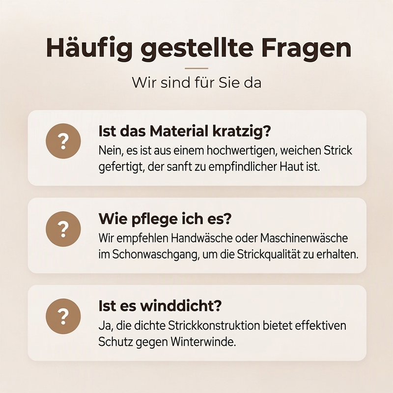 👍🧣Von vielen Kunden gewählt | Vielseitig & praktisch, Alltag – Damen 2-in-1 Thermo-Strickschal mit Kapuze