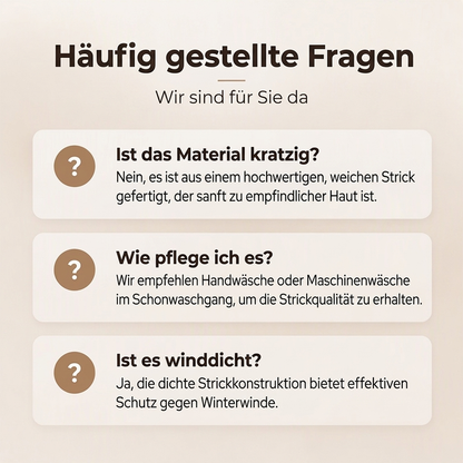 👍🧣Von vielen Kunden gewählt | Vielseitig & praktisch, Alltag – Damen 2-in-1 Thermo-Strickschal mit Kapuze