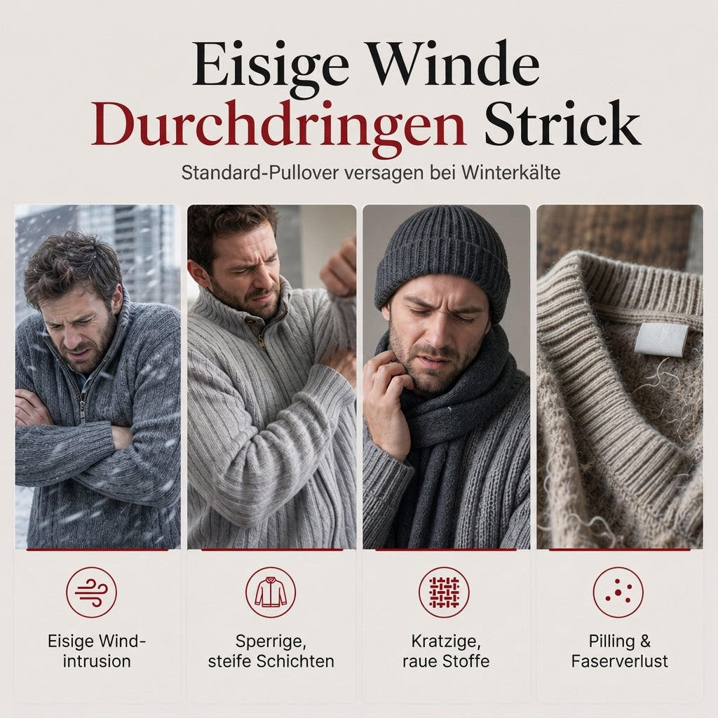 🔥Bestseller | Plüschfutter hält Kälte ab, Winter draußen – Herren-Cardigan mit Kapuze, mittellang, dick