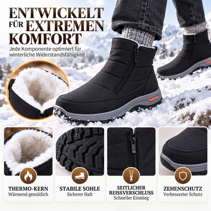 👍🥾Von vielen Kunden gewählt | Bequem & leicht, Alltag – Herren warme wasserdichte Schneestiefel