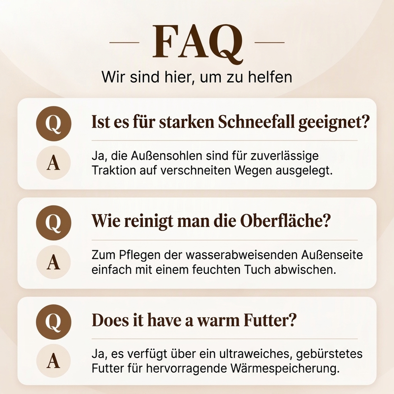 👍🥾Von vielen Kunden gewählt | Bequem & leicht, Alltag – Herren warme wasserdichte Schneestiefel