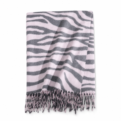 ⭐🧣Beliebt | Dicke Wärme, hautfreundlich – Damen Zebra-Kaschmirgefühl-Schal