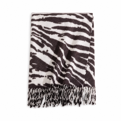 ⭐🧣Beliebt | Dicke Wärme, hautfreundlich – Damen Zebra-Kaschmirgefühl-Schal