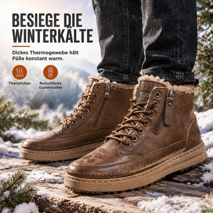 ⭐🥾Beliebt | Sicherer Halt auf glatten Wegen – Herren-Schneestiefel