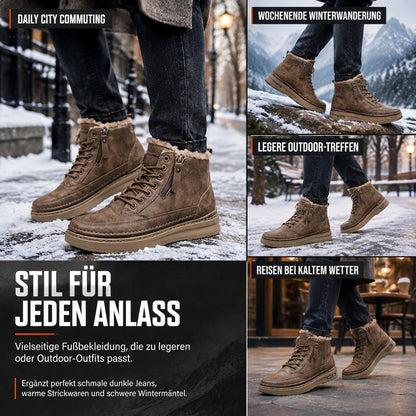 ⭐🥾Beliebt | Sicherer Halt auf glatten Wegen – Herren-Schneestiefel