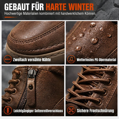 ⭐🥾Beliebt | Sicherer Halt auf glatten Wegen – Herren-Schneestiefel