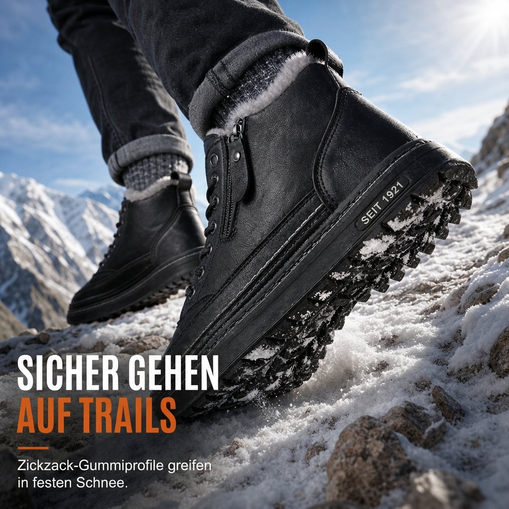 ⭐🥾Beliebt | Sicherer Halt auf glatten Wegen – Herren-Schneestiefel