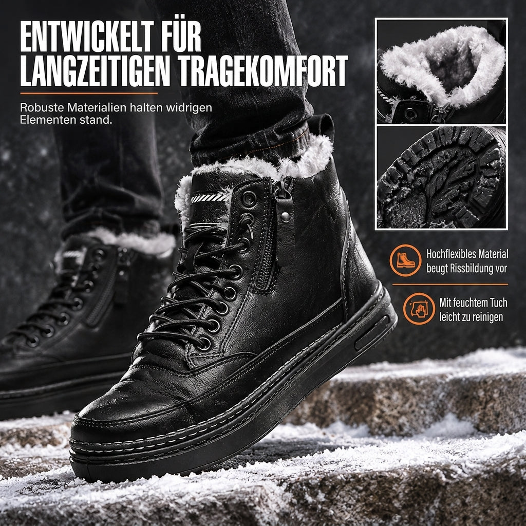 ⭐🥾Beliebt | Sicherer Halt auf glatten Wegen – Herren-Schneestiefel