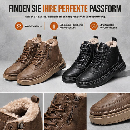 ⭐🥾Beliebt | Sicherer Halt auf glatten Wegen – Herren-Schneestiefel