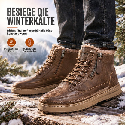 ⭐🥾Beliebt | Sicherer Halt auf glatten Wegen – Herren-Schneestiefel