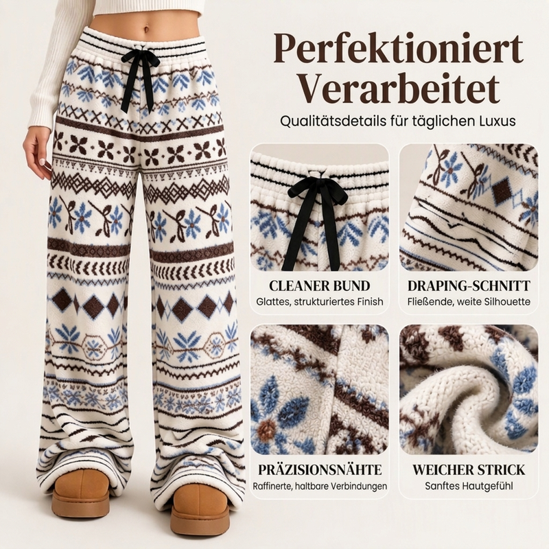 🔥👖Bestseller | Warm & bequem, Herbst- & Winteralltag – Warme, bequeme Vintage-Hosen mit weitem Bein